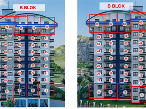 公寓 1 卧室 51 平方米，位于土耳其阿拉尼亚 — 来自开发商和业主的房地产搜索引擎 GEOLN.COM. 照片 5