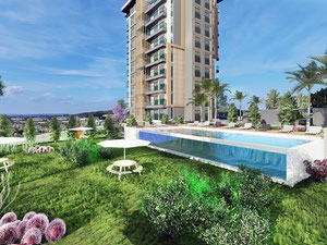 公寓 2 卧室 71 平方米，位于土耳其阿拉尼亚 — 来自开发商和业主的房地产搜索引擎 GEOLN.COM. 照片 27