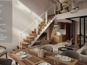 თანამედროვე ბინა აუზით — უძრავი ქონების ყიდვა და მფლო ბელებისგან GEOLN.COM. ფოტო 2