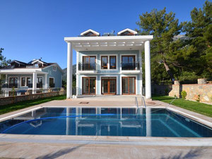 Villa in den Bergen, im Dorf, am Stadtrand, am Meer in der Türkei, Fethiye — Immobilien-Suchservice von Bauträgern und Eigentümern GEOLN.COM. Foto 4