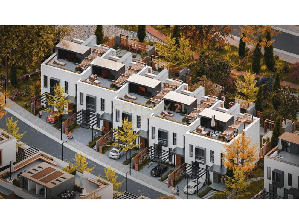 For sale a townhouse in Lindner Garden Residence! Tirana, Albania — Find off-plan property or real estate resale directly from developers and owners GEOLN.COM. Photo 1