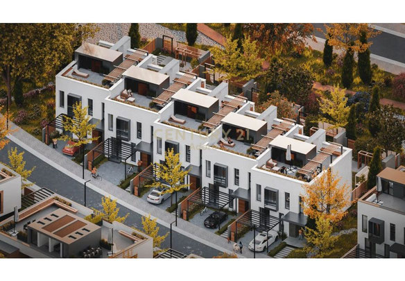Sprzedawany szeregowy dom w Lindner Garden Residence! Tirana, Albania