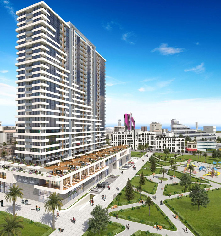 公寓，日出时的白色框架 — 来自开发商和业主的房地产搜索引擎 GEOLN.COM. 照片 1