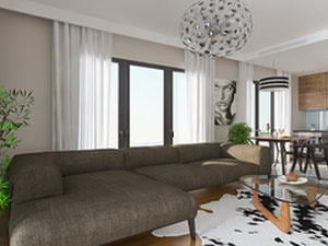 Turquía. Estambul. Nuevo complejo residencial Motivada, apartamento de 82m2 en el distrito de Şişli. — Encuentre propiedades fuera del plan o reventa de bienes inmuebles directamente de desarrolladores y propietarios GEOLN.COM. Foto 2