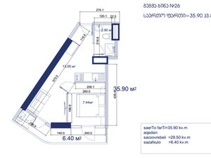 תכנון נדיר עם נוף פנורמי בקומה ה-17 — חיפוש נדל"ן מפרטי ומקבלן GEOLN.COM. תמונה 4
