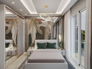 公寓 1 卧室 40 平方米，位于土耳其阿拉尼亚 — 来自开发商和业主的房地产搜索引擎 GEOLN.COM. 照片 36