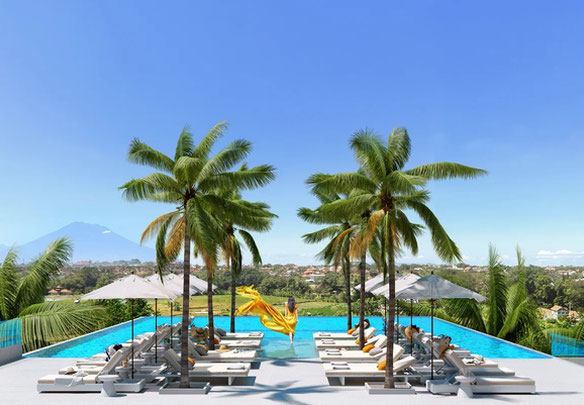 Премиум апартаменты на Бали: 2 спальни, 121м2