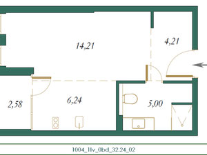 נדל"ן ב В престижном жилом комплексе «Эдельвейс» предлагаются к продаже современные квартиры-студии  — עיין במנוע חיפוש הנדל"ן GEOLN.COM. תמונה 11