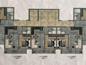 公寓 1 卧室 44 平方米，位于土耳其阿拉尼亚 — 来自开发商和业主的房地产搜索引擎 GEOLN.COM. 照片 16