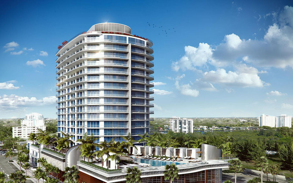 房地产在 Paramount Residences Fort Lauderdale Beach — look at the real estate search engine GEOLN.COM. 照片 1