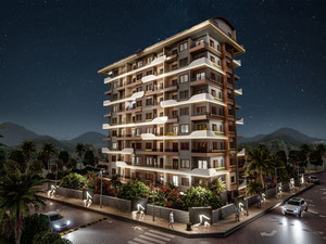 公寓 1 卧室 40 平方米，位于土耳其阿拉尼亚 — 来自开发商和业主的房地产搜索引擎 GEOLN.COM. 照片 14