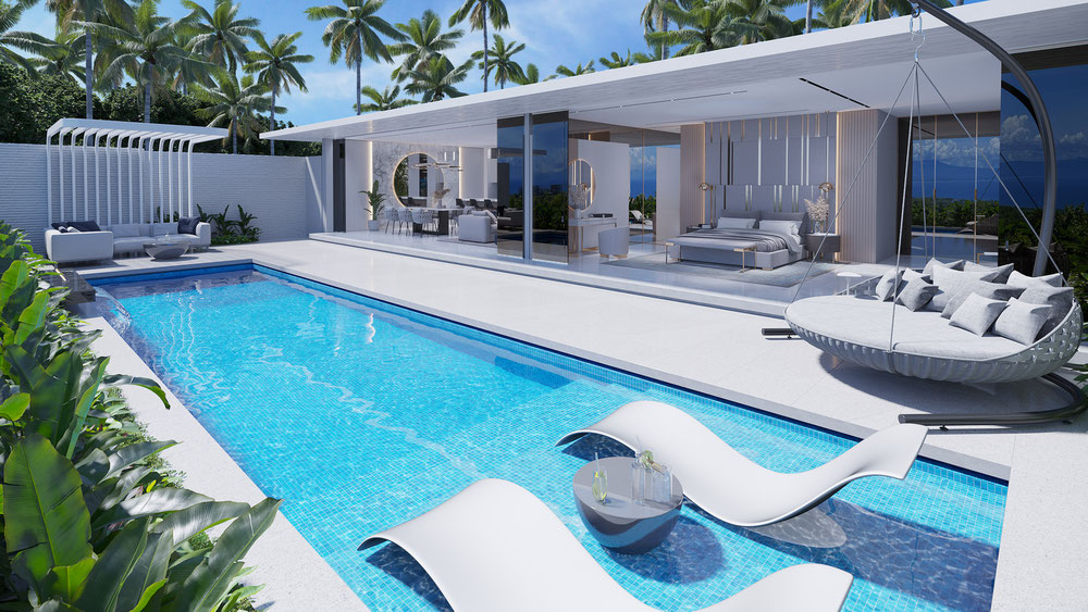 Immobilien in 1-спальная luxury вилла с панорамным видом на океан — Schauen Sie sich die Immobiliensuchmaschine GEOLN.COM an. Foto 1