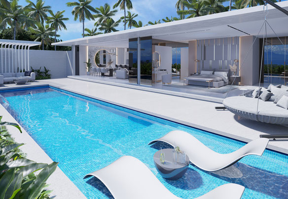 1-спальная luxury вилла с панорамным видом на океан