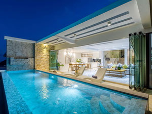 双层泳池别墅 3 卧室，带家具和海景 — 来自开发商和业主的房地产搜索引擎 GEOLN.COM. 照片 50