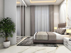 Daire 1 yatak odalı 55 m² Alanya, Türkiye — Sahiplerden yada inşaatcilardan mülkiyet arama GEOLN.COM. Fotoğraf 16