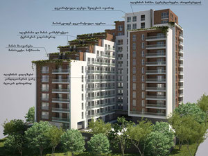 უძრავი კონება Krtsanisi Twins — გადახედეთ უძრავი ქონების საძიებო სისტემას GEOLN.COM. ფოტო 4