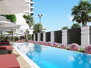 公寓 55 平方米，位于土耳其阿拉尼亚 — 来自开发商和业主的房地产搜索引擎 GEOLN.COM. 照片 26