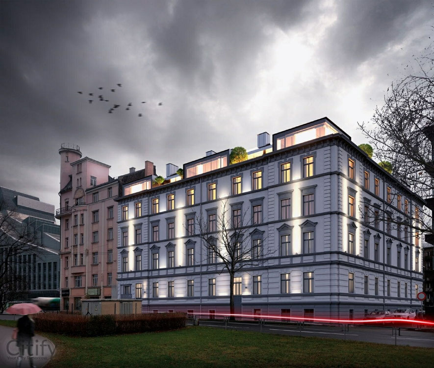 Real estate in Hoffmann Rezidence — look at the real estate search engine GEOLN.COM. Photo 1