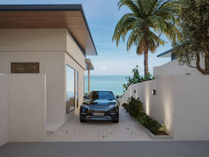 Willa z basenem na jednym poziomie, 3 sypialnie, z widokiem na morze i tropikalny las — Wyszukiwarka nieruchomości od deweloperów i właścicieli GEOLN.COM. Zdjęcie 8