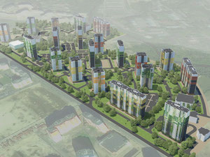 房地产在 ЖК Новая Охта. На речке — look at the real estate search engine GEOLN.COM. 照片 2