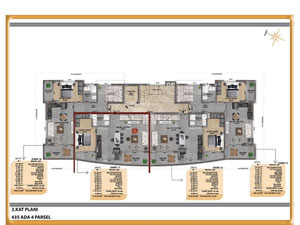 公寓 2 卧室 100 平方米，位于土耳其阿拉尼亚 — 来自开发商和业主的房地产搜索引擎 GEOLN.COM. 照片 6