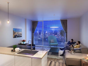 房地产在 Azizi Aura Residence — look at the real estate search engine GEOLN.COM. 照片 6