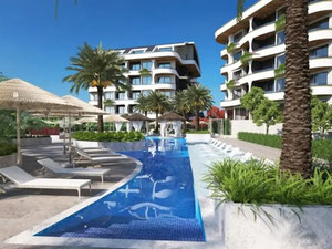 ბინა 1 ოთახიანი 55 მ² ალანიაში — უძრავი ქონების ყიდვა და მფლო ბელებისგან GEOLN.COM. ფოტო 3