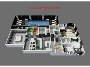 公寓 1 卧室 50 平方米，位于土耳其阿拉尼亚 — 来自开发商和业主的房地产搜索引擎 GEOLN.COM. 照片 125