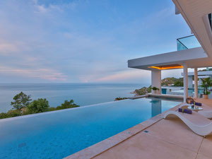 მოდერნული 4 საძინებელი აუზის ვილა პანორამული ოკეანის ხედით ჩავენგში — უძრავი ქონების ყიდვა და მფლო ბელებისგან GEOLN.COM. ფოტო 19