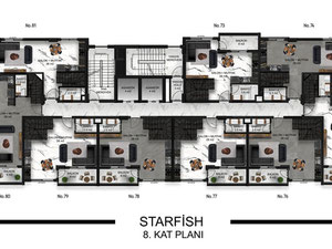 公寓 1 卧室 40 平方米，位于土耳其阿拉尼亚 — 来自开发商和业主的房地产搜索引擎 GEOLN.COM. 照片 67