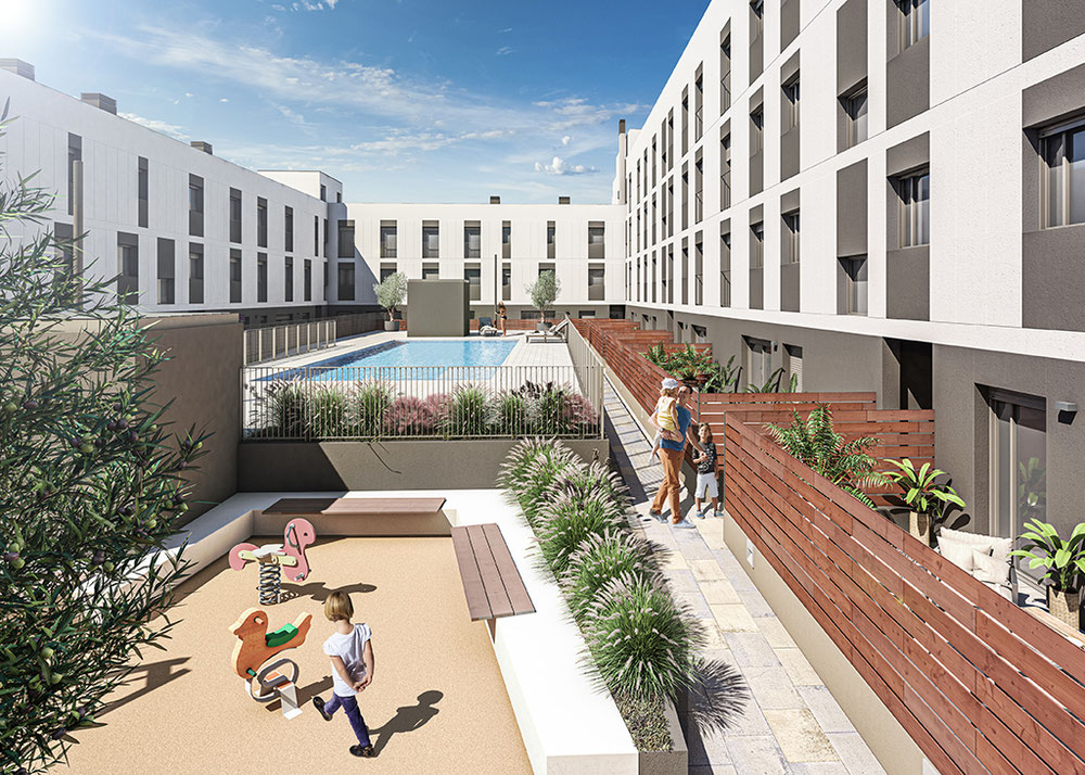 Real estate in Residencial INBISA Arxiduc — look at the real estate search engine GEOLN.COM. Photo 1