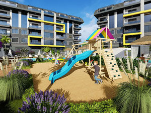 公寓 1 卧室 58 平方米，位于土耳其阿拉尼亚 — 来自开发商和业主的房地产搜索引擎 GEOLN.COM. 照片 6