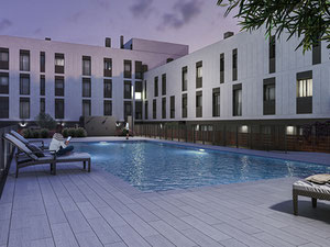 Real estate in Residencial INBISA Arxiduc — look at the real estate search engine GEOLN.COM. Photo 2