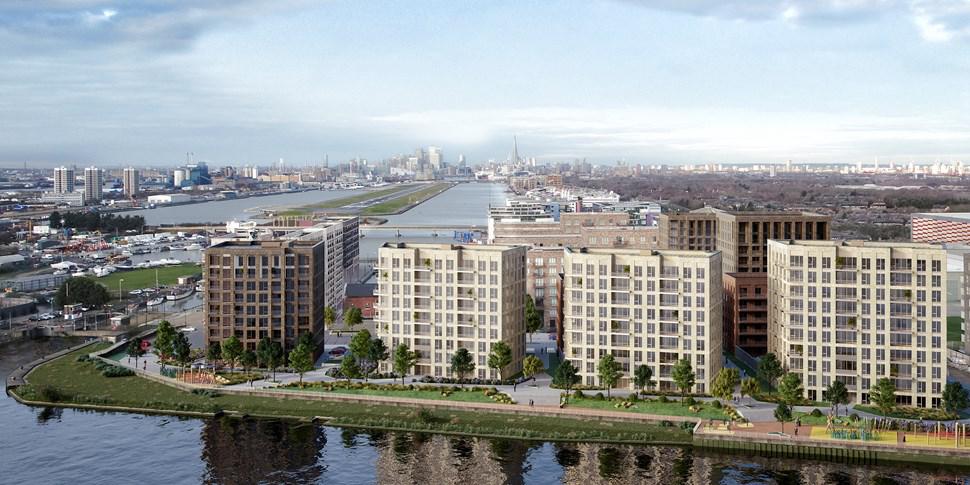 房地产在 Royal Albert Wharf — look at the real estate search engine GEOLN.COM. 照片 1