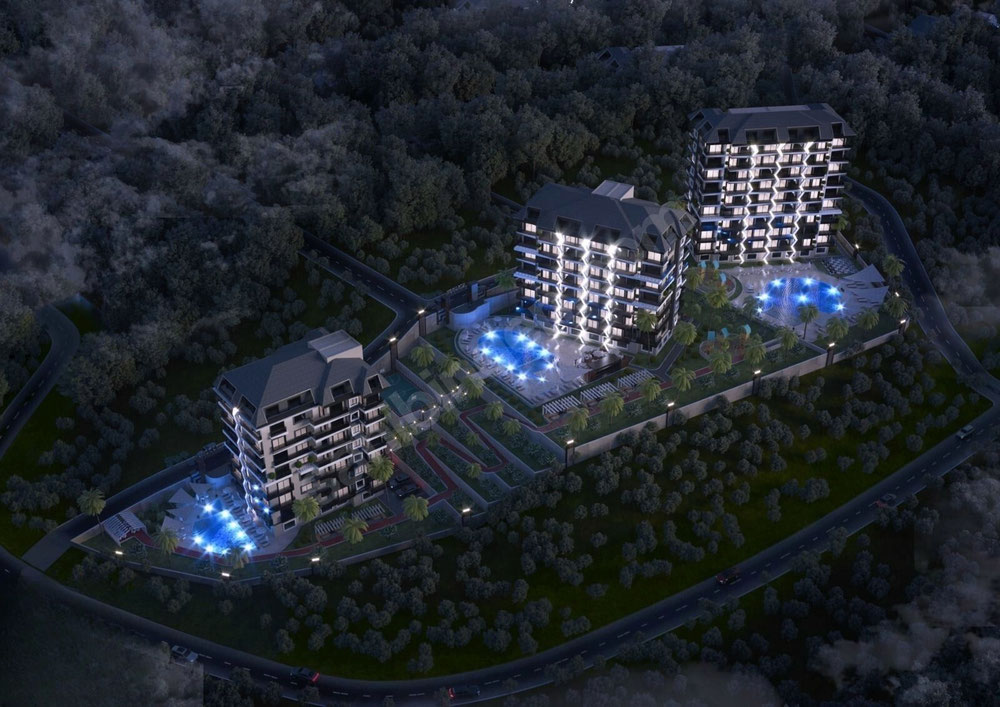 ALANYA AVSALLAR EN VENTA APARTAMENTO 1+1 CON VISTA AL MAR — Encuentre propiedades fuera del plan o reventa de bienes inmuebles directamente de desarrolladores y propietarios GEOLN.COM. Foto 1