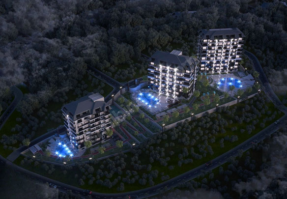 АЛАНЬЯ АВСАЛЛАР ПРОДАЖ 1+1 КВАРТИРА З ВИДОМ НА МОРЕ