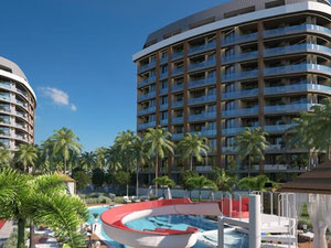 公寓 1 卧室 54 平方米，位于土耳其阿拉尼亚 — 来自开发商和业主的房地产搜索引擎 GEOLN.COM. 照片 2