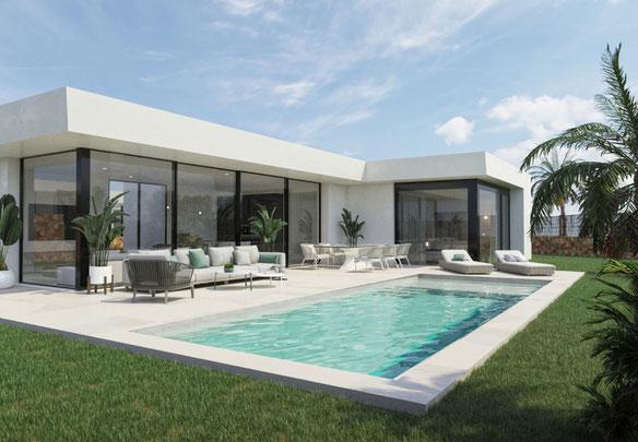 别墅 164 平方米，位于西班牙拉斯科琳娜高尔夫