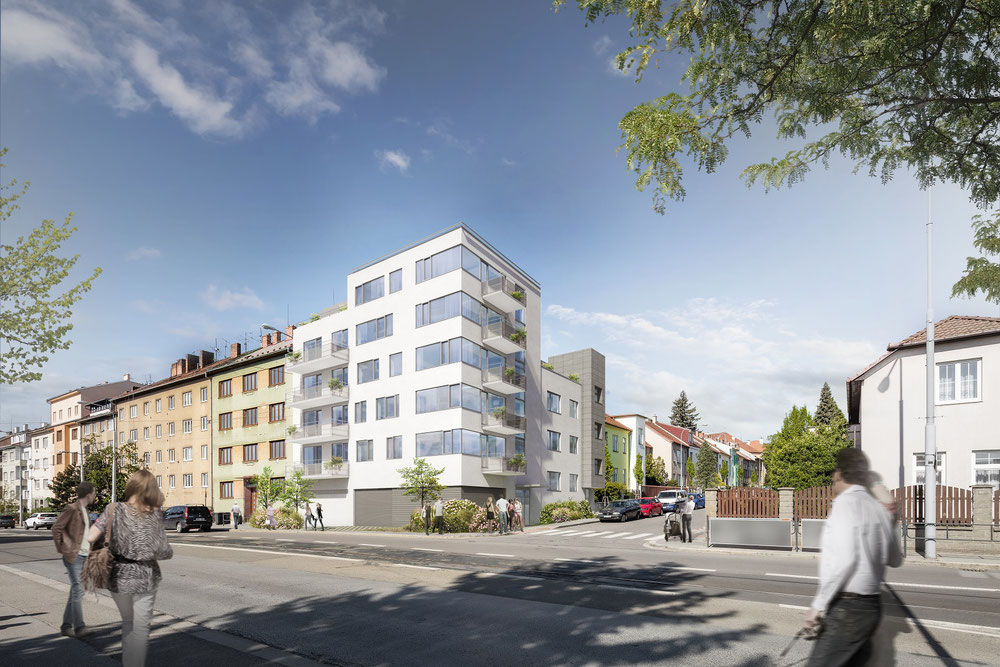 Real estate in REZIDENCE MERHAUTOVA - ALESOVA — look at the real estate search engine GEOLN.COM. Photo 1