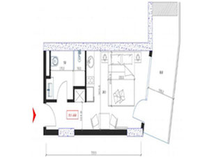 Marina Club, Turnkey Studio with Balcony and Sea Access — Find off-plan property or real estate resale directly from developers and owners GEOLN.COM. Photo 11