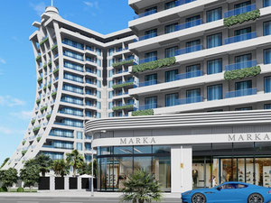 公寓 55 平方米，位于土耳其阿拉尼亚 — 来自开发商和业主的房地产搜索引擎 GEOLN.COM. 照片 21