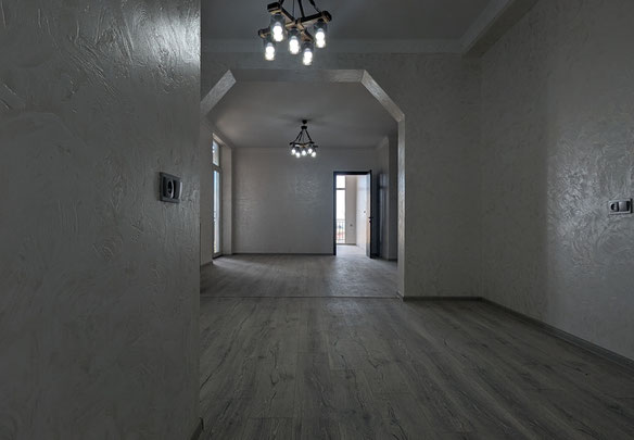 Соединенная квартира, зеленый каркас