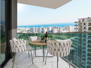 公寓 1 卧室 93 平方米，位于土耳其阿拉尼亚 — 来自开发商和业主的房地产搜索引擎 GEOLN.COM. 照片 19