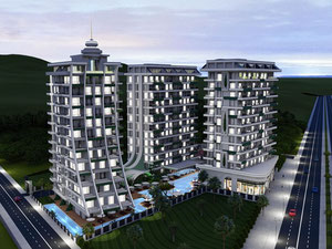 公寓 55 平方米，位于土耳其阿拉尼亚 — 来自开发商和业主的房地产搜索引擎 GEOLN.COM. 照片 17