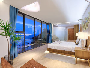 Велика 5-кімнатна вілла з басейном та видом на море в житловому комплексі на схилі — Пошуковик нерухомості від забудовників і власників GEOLN.COM. Фото 43