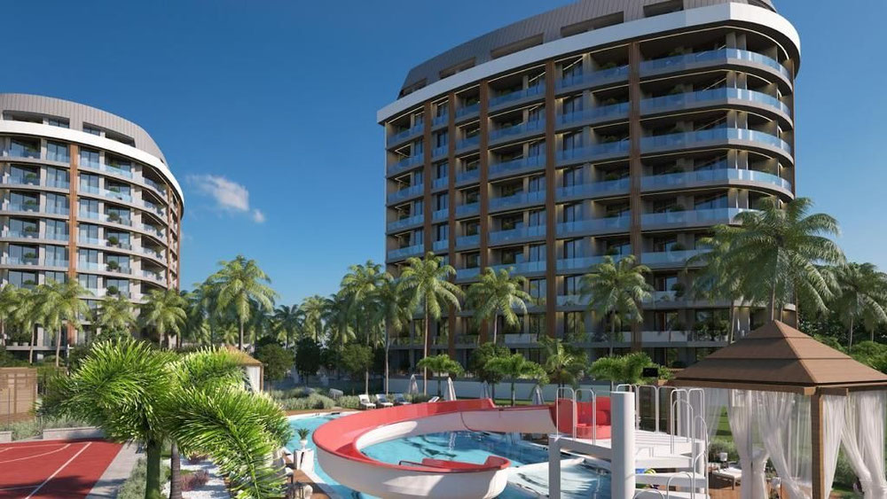 Апартаменти 1 спальня 54 м² в Аланії, Туреччина — Пошуковик нерухомості від забудовників і власників GEOLN.COM. Фото 1