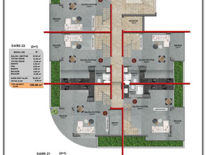 Piso 1 habitación 44 m² en Alanya, Turquía — Encuentre propiedades fuera del plan o reventa de bienes inmuebles directamente de desarrolladores y propietarios GEOLN.COM. Foto 40