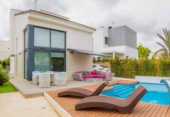 ვილა ზღვის პირას ესპანეთში, მურსია, სანტიაგო დე ლა რიბერა